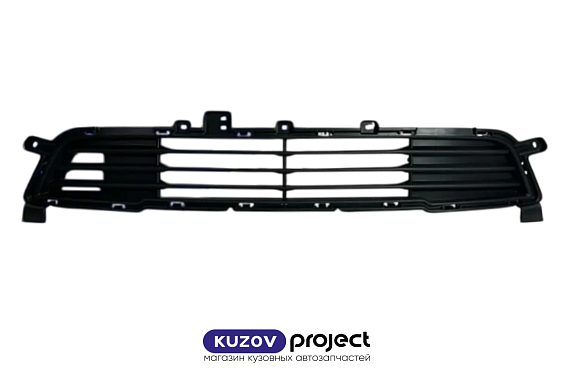 Решетка в бампер Mitsubishi Outlander XL 2012-2014 (Китай)